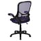 Flash Furniture Office Chair, Mesh, Purple HL-0016-1-BK-PUR-GG - alternate 8